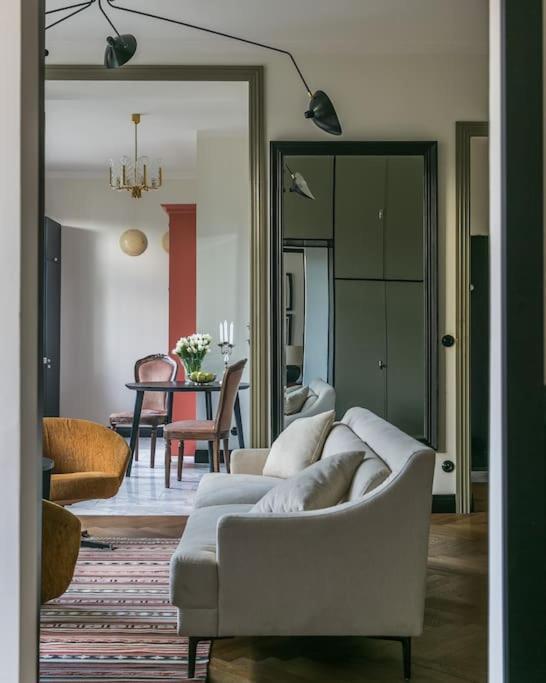 Dark Blue Apartment Warsawa Bagian luar foto