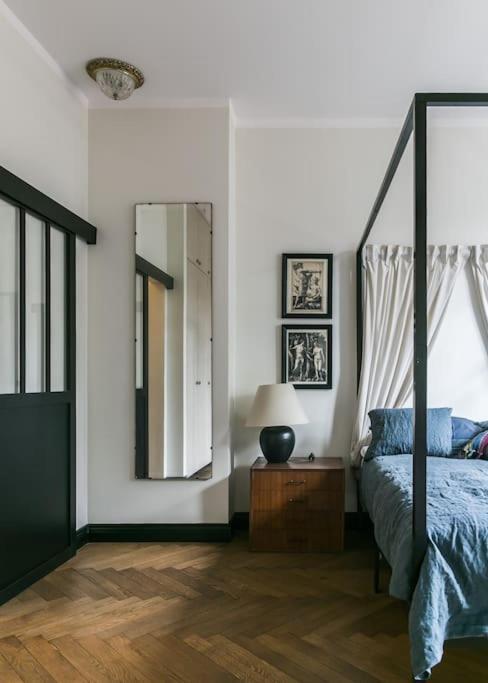 Dark Blue Apartment Warsawa Bagian luar foto