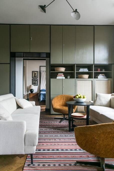 Dark Blue Apartment Warsawa Bagian luar foto